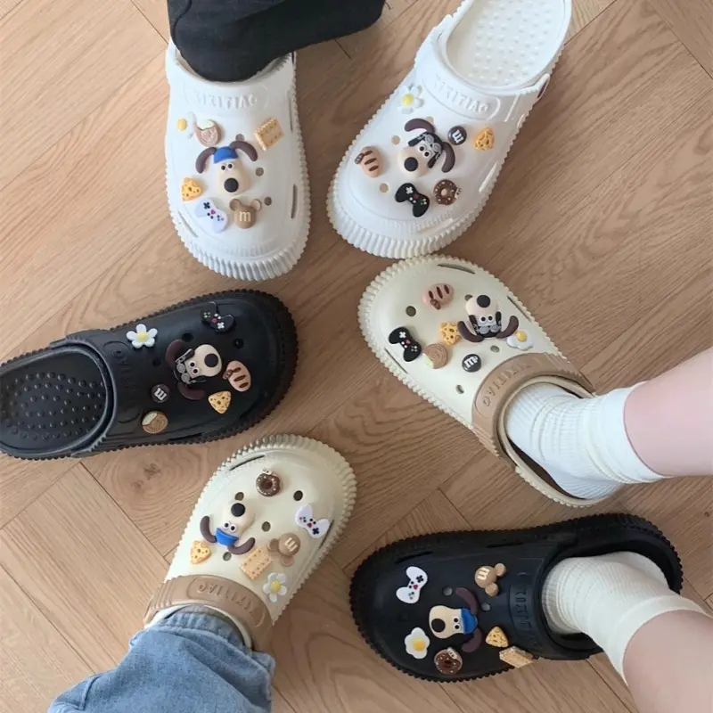 Lateny Sandal pola kartun anak-anak Sandal sekolah anak laki-laki dan perempuan Sandal fashion orang tua-anak 7