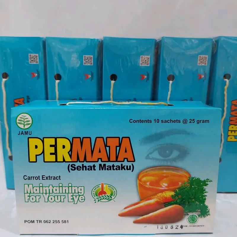 jamu PERMATA untuk memelihara kesehatan mata extrak wortel 4