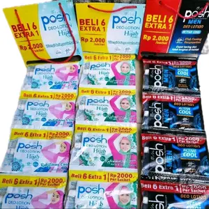 POSH DEODORANT RENCENG - POSH DEO LOTION SACHET 11GR