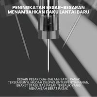 Gambar Touitech Tongsis 179cm Pasak Paku Pasir Tanah Remote Bluetooth Anti Badai 4 Kaki Kokoh Alluminium JM179 - JM179 179cm - Black dari Touitech.Indonesia Kota Administrasi Jakarta Barat 3 Tokopedia
