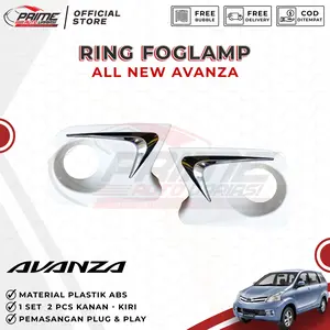 Ring Foglamp Cover Foglamp All New Avanza Xenia 2011 - 2014 - PUTIH