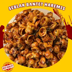 Seblak Bantet Haremis 1kg Pedas Manis Gurih Daun Jeruk | Makaroni Bantat Kerang - Camilan Pedas Kekinian Renyah Nagih