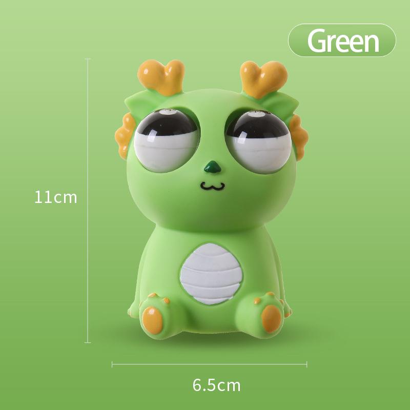 Product Introduction of Cute family decorations for explosive eyed dragons, giving gifts to dolls at parties 8