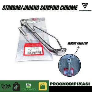 standar samping standar 1 vario chrome sensor aktif ring 17 ring 14 jagang motor universal Motorcycle