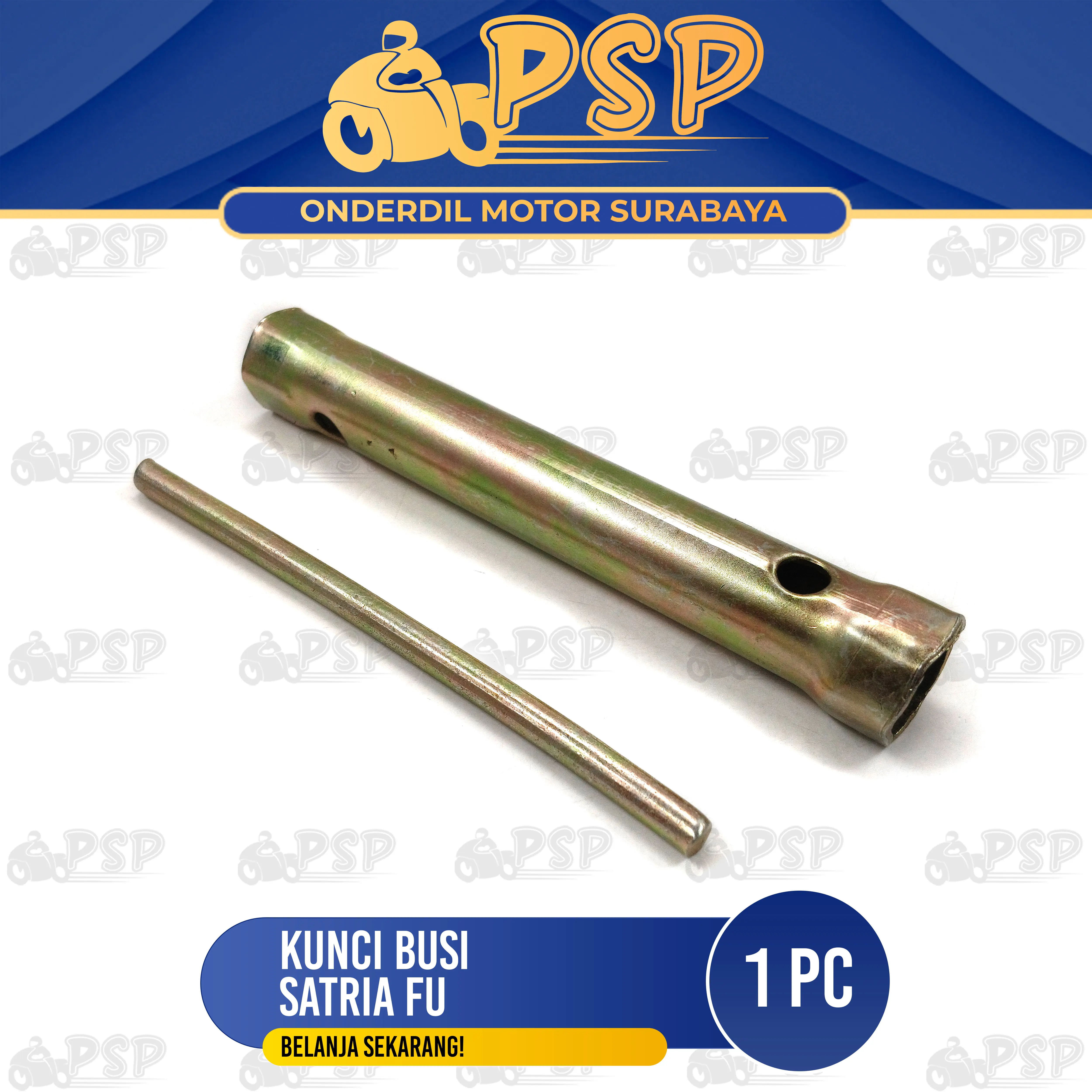 Kunci Busi Satria Fu (Tanpa Karet) - Pengunci Alat Buka Tutup Cop Busi K17 Kunci Ukuran 17 Motor CB150R Sonic Motorcycle Accessories
