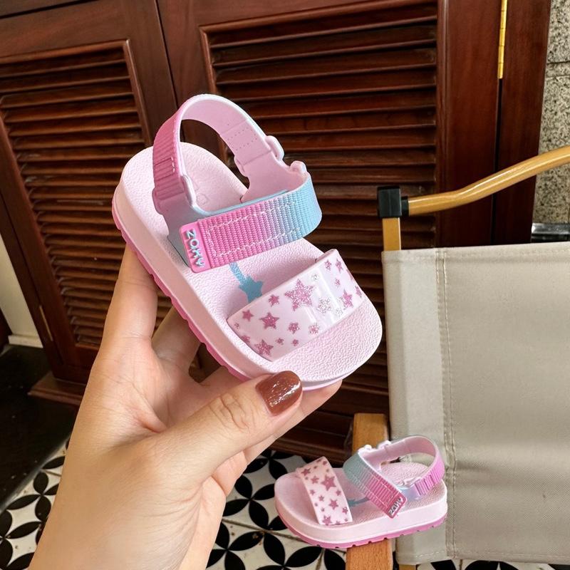  Sandal nhựa thơm cao cấp Moderninha Print cho bé gái   Quartzo pink   