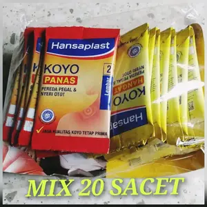 hansaplast koyo hangat dan panas 1 pack 20 sacet