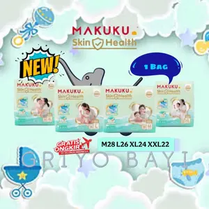 NEW MAKUKU SKIN HEALTH | M28 L26 XL24 XXL22 | 1 bag popok Bayi Celana , pampers makuku