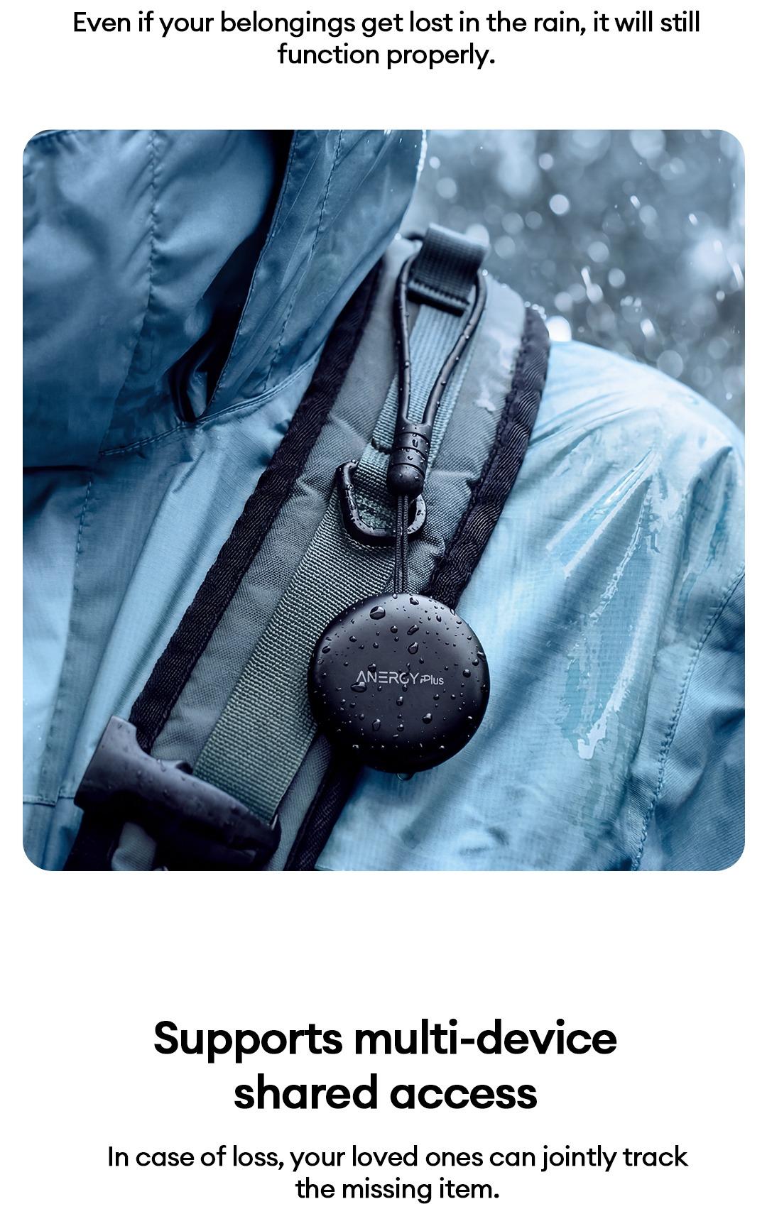 [Android Compatible] Airbot Anergy+ Tracker Tag AT20D | Black & White Product