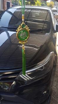 Product Review of Gantungan kaligrafi mobil hiasan interior islami | gantungan spion tengah mobil lafazd Allah from 🦋**࿐ 1