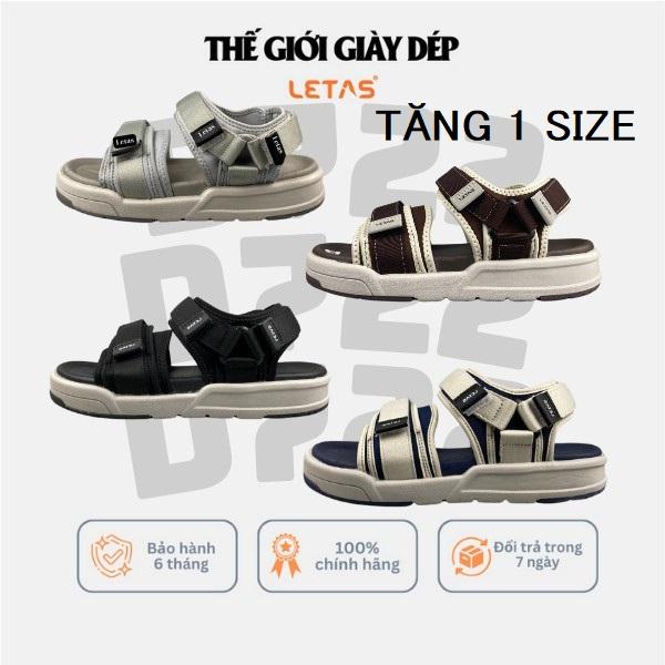  Letas Giày Sandal Unisex D722 - Dép Quai Hậu Cao Su 3 Lớp Chống Trơn Trượt Kiểu Dáng 3 Quai Màu Sắc Nổi Bật Size 36-40 Đế Bằng Nam Nữ - Nhung 
