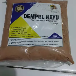 DEMPUL KAYU COKLAT JATI WOOD FILLER GARUDA SIAP PAKAI MEBEL PINTU KUSEN KURSI MEJA KERAJINAN TANGAN