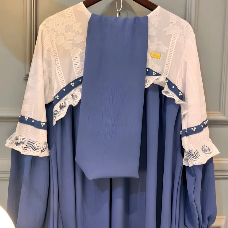 AULIA DRESS/GAMIS MUSLIM WANITA BAHAN CRINGKLE MIX BRUKAT PREMIUM 8
