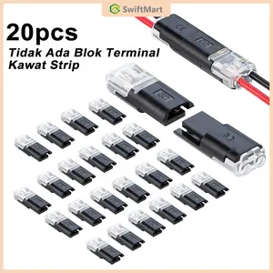 20/50pcs Kabel Konektor Soket Terminal Quick Connector Terminal Kabel Konektor Klip Quick Connect Cable Waterproof QUIE