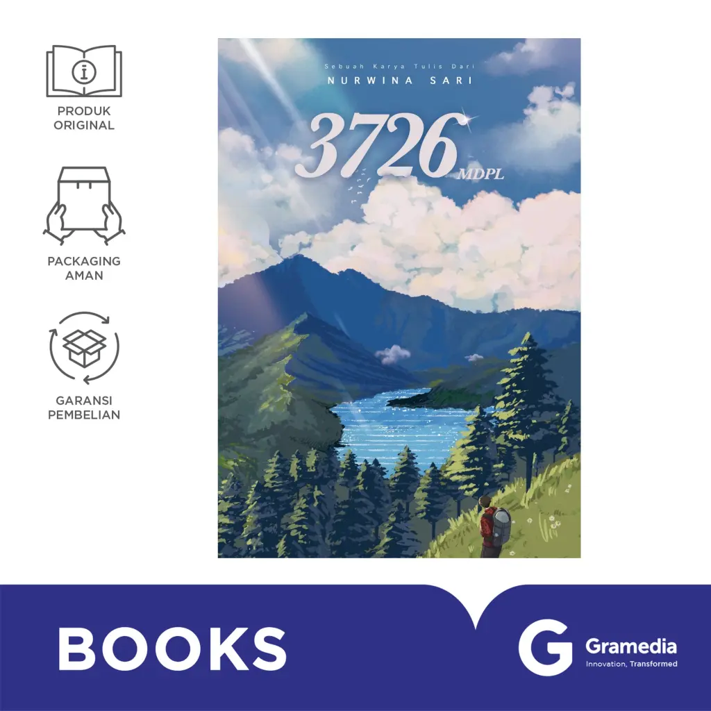 Gramedia - Buku Novel 3726 MDPL (Sebuah Karya Tulis dari Nurwina Sari)