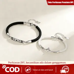 Gelang Tangan Pasangan Putri & Ksatria – Tahan Air, Anti Karat, Tidak Pudar, Ukuran Dapat Disesuaikan, COD, Cocok Jadi Hadiah untuk Pacar Pria & Wanita​
