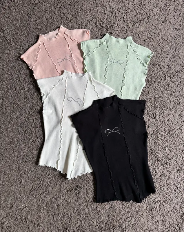 Kode: 4487 (Knit top) / Atasan Wanita / Atasan Rajut Wanita / Atasan Kasual Wanita 2