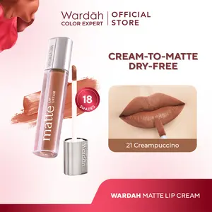 Wardah Matte Lip Cream - Warna Intense dan Tahan Lama