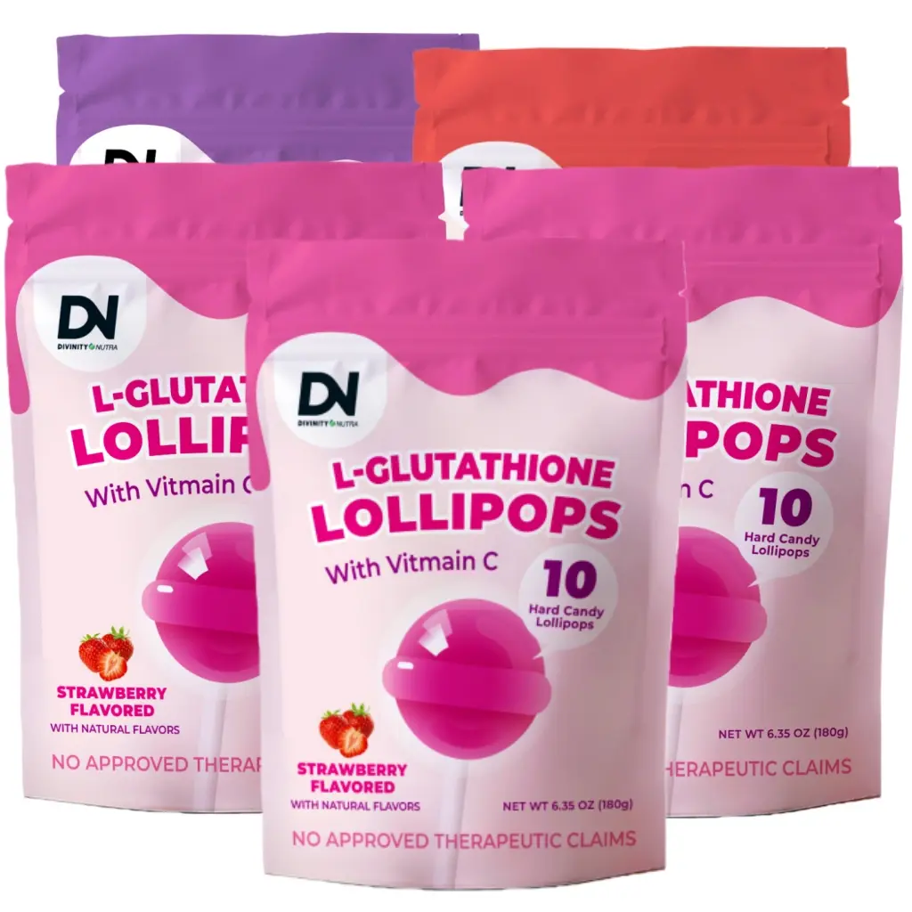 Divinity Nutra L-Glutathione Lollipops with Vitamin C ,500mg Hydrolyzed Collagen Peptides - Dietary Supplement Lollipops for womenStrawberry Flavor Hard Candy - TikTok Shop Philippines Divinity Nutra L-Glutathione Lollipops with Vitamin C ,500mg Hydrolyzed Collagen Peptides - Dietary Supplement Lollipops for womenStrawberry Flavor Hard Candy - TikTok Shop Philippines