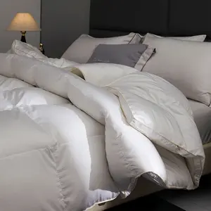 Premium Siberian Goose Down Duvet: 95% 850FP, Heavy Warmth, Baffle-Box Stitching, Zero Feathers (220x240cm) - Sup King120x120 inch Cold winter Weight