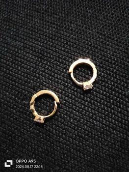 Product Review of Yaxiya Anting Jepit / Klip Wanita Mata Satu Simpel Perhiasan Aksesoris 764 from M**k 0