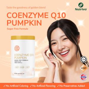 [HALAL] Nutrivo Premium Coenzyme Q10 Pumpkin Sugar Free Formula (500g)(Best Farm) [New Packaging]