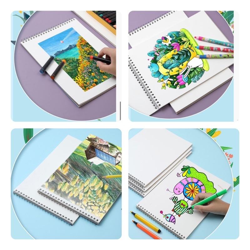 Drawing Book / Buku Gambar Ring A4 Karakter Buku Gambar Anak Sketchbook A4 Drawing Book Astronot Jilid Spiral Kertas Tebal 30 Lembar 3