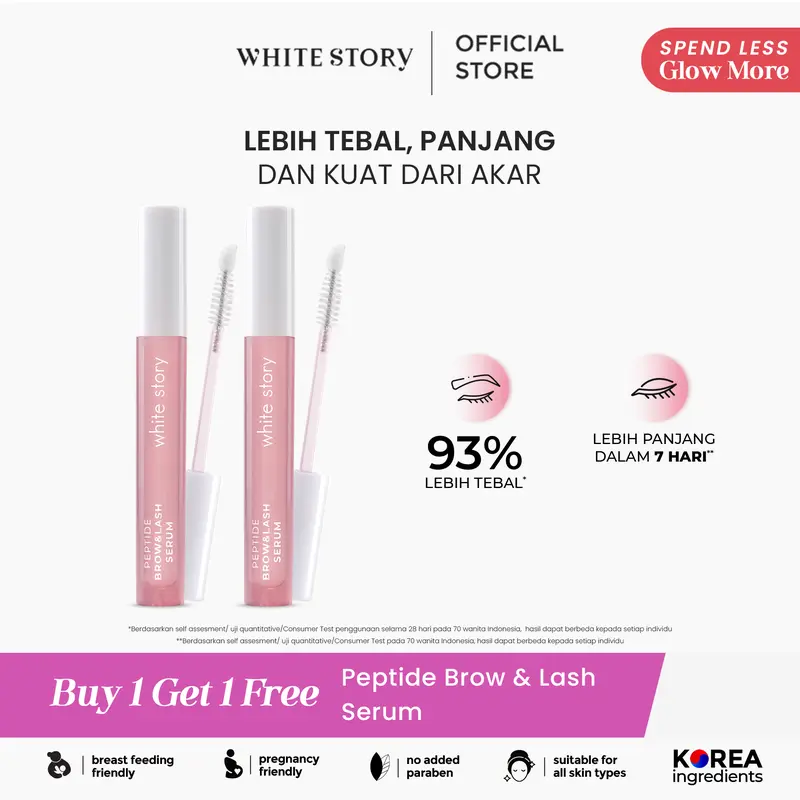 [BUY 1 GET 1 FREE] White Story Peptide Brow & Lash Serum 6