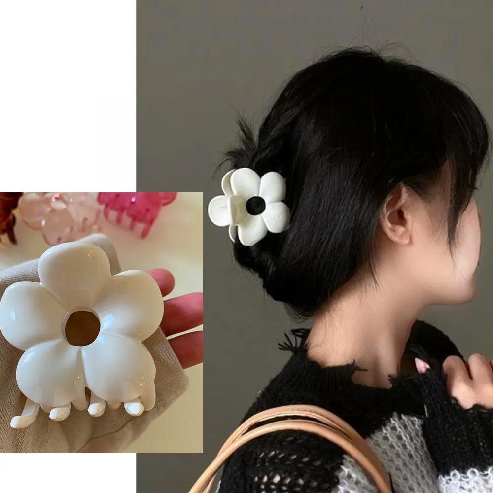 Kẹp Lấy Hoa, Thanh Lịch, Thiết Kế Đơn Giản Và Thanh Lịch, Thích Hợp Để Trang Điểm Sau Đầu