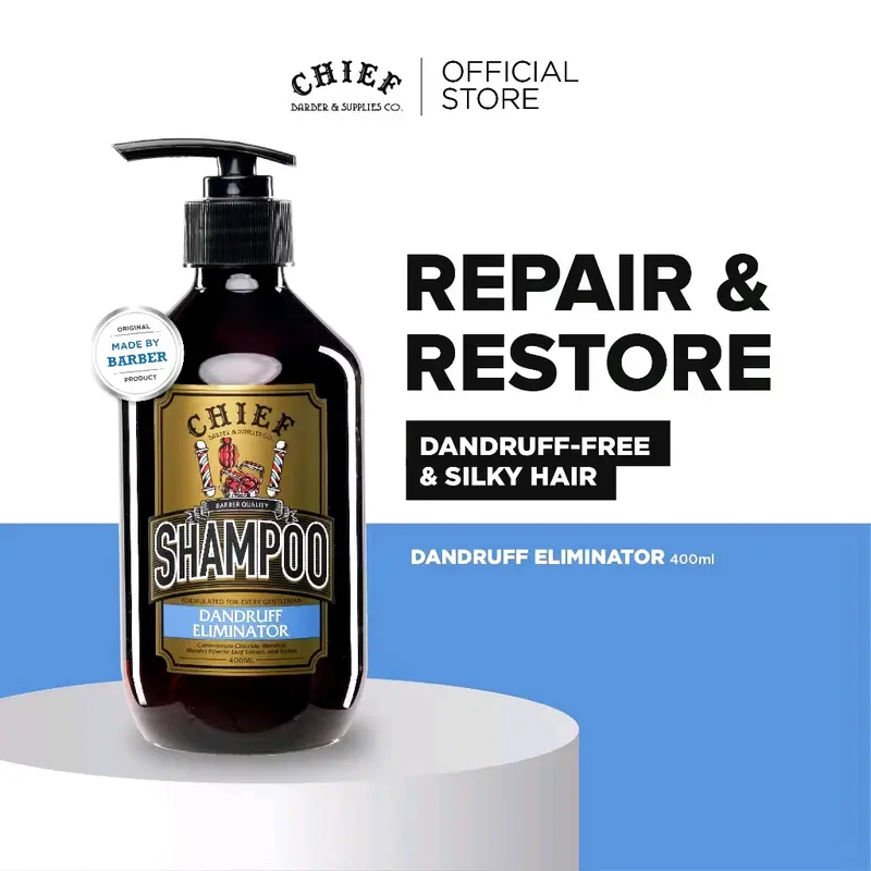 CHIEF Shampoo Dandruff Eliminator 400ml - Shampo Pria Anti Ketombe 2