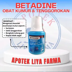 BETADINE OBAT KUMUR DAN TENGGOROKAN/PENGOBATAN UNTUK MULUT DAN TENGGOROKAN