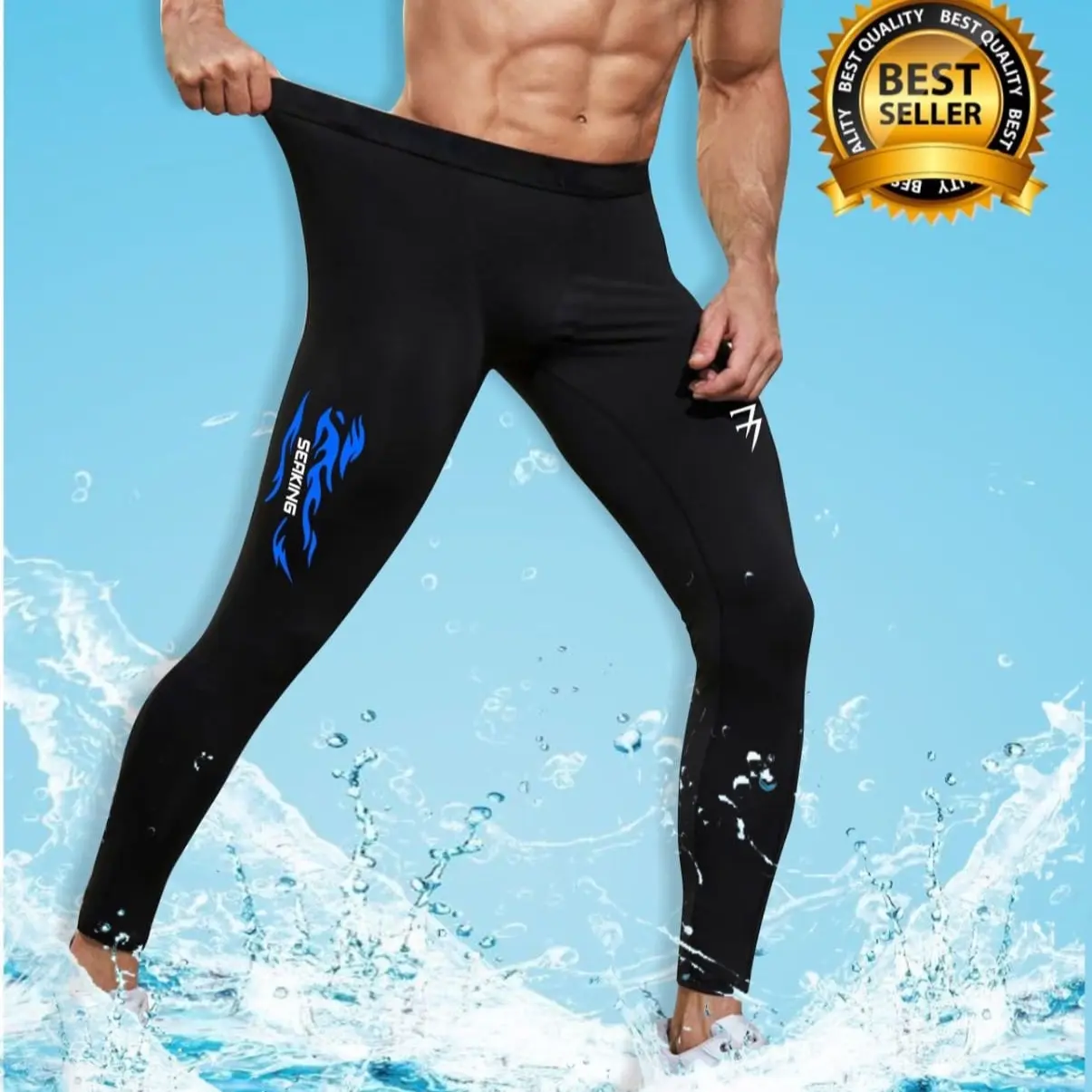 ￼CELANA RENANG PRIA / BAWAHAN CELANA OLAHRAGA MENYELAM SNORKELING KETAT CEPAT KERING