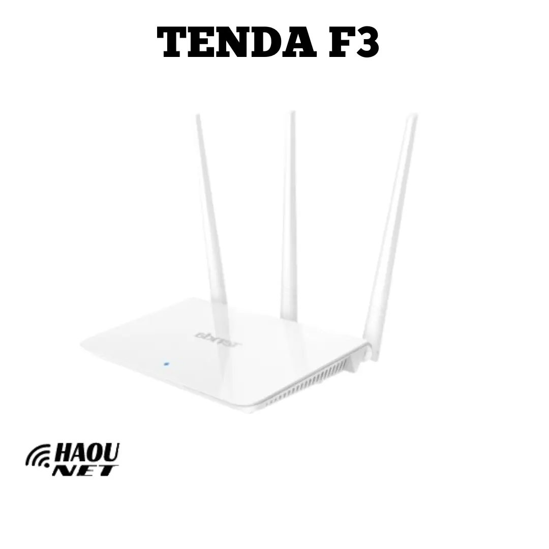 Router Wireless Tenda F3 dengan Adaptor - Garansi 3 Hari Antena Sinyal
