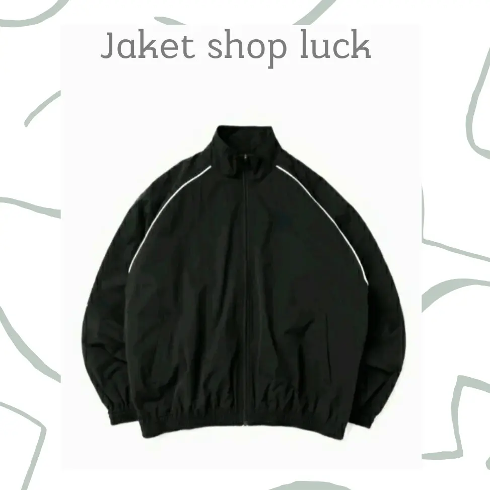 Outerwear jaket Windbreaker Ritsleting ke atas Track Jacket Men's Sportswear Casual Parasut bomber vintage trak top Nyaman jaket retro zeys jacket Sporty jaket  parasut Kerah Panjang Polyester Pria