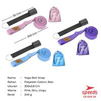 Gambar SPEEDS  Yoga Belt Tali Yoga Strap Ring Yoga Stretching Strap Tali Peregangan Alat Olahraga 024-24 - 29BRU dari Calary Toys Kota Surabaya 3 Tokopedia
