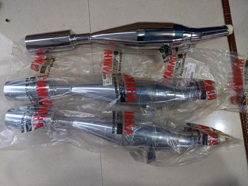 Product Introduction of Knalpot Yamaha Fiz-R Fizr Asli Original Chrome NOS New Old Stok - Motorcycle 9