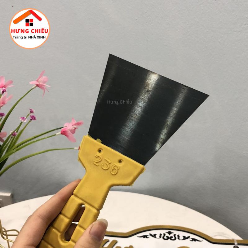 Dao bả matit bản to quết keo sữa dán simili trải sàn nhựa - Hưng Chiếu