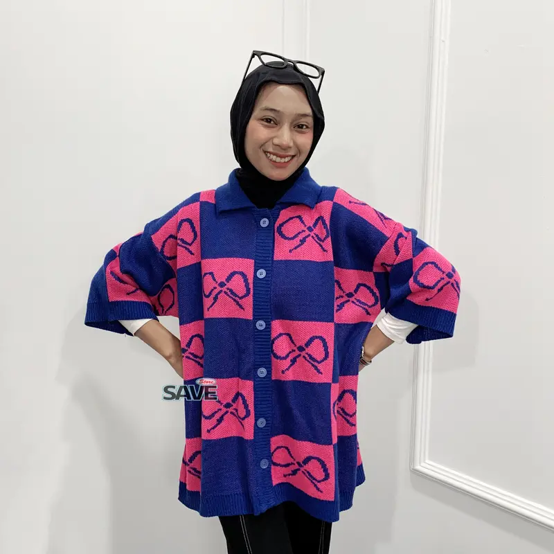 Floryn Oversized Shirt Knitwear Sweater 2