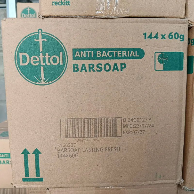 1 Karton Sabun Dettol 60gr Sabun Batang Mix Campur Isi 144pcs 1