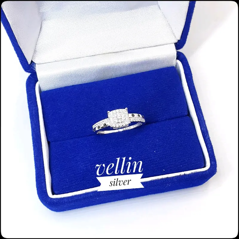 Cincin Wanita Perak 925 Asli - Cincin Ring Silver 925 Ori Antikarat cc235 2