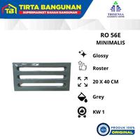 Gambar TRISENSA RO 56E MINIMALIS 20 X 40 CM ROSTER KERAMIK VENTILASI LOBANG ANGIN GREY KW A - TANPA PACKING KAYU dari Tirta Bangunan Kota Depok 3 Tokopedia