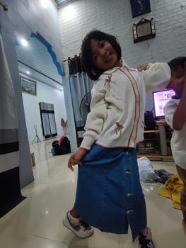 Product Review of Keiko Cardigan Rajut Couple Ibu Anak Perempuan 1-10 Tahun Outer Kardigan Wanita Korean Style from w**i 0