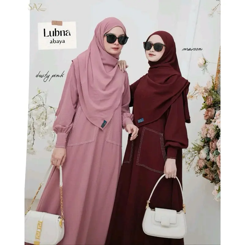 READY STOCK!! LUBNA ABAYA by saz daily | Abaya daily cantik murah