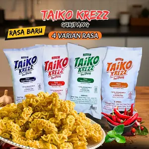 (HALAL) taiko krezz RASA BARU/Camilan ikan cumi kembang/Camilan murah/ Hadiah makanan/Camilan higienis/snack box/mukbang snack/snack 500g/snack 1kg/cemilan/cemilan enak simple/snack box kekinian/asmrmukbang/Cemilan Murah Halal/Cemilan