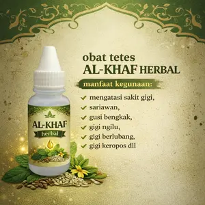 AL-KHAF obat tetes sakit gigi gusi bengkak herbal 20ml
