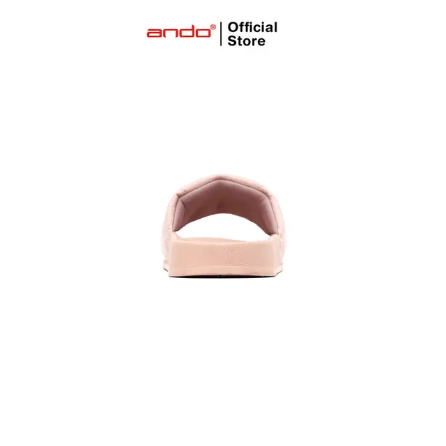 Ando Official Sandal Selop Slip On Almas Wanita Dewasa - Merah Muda 3