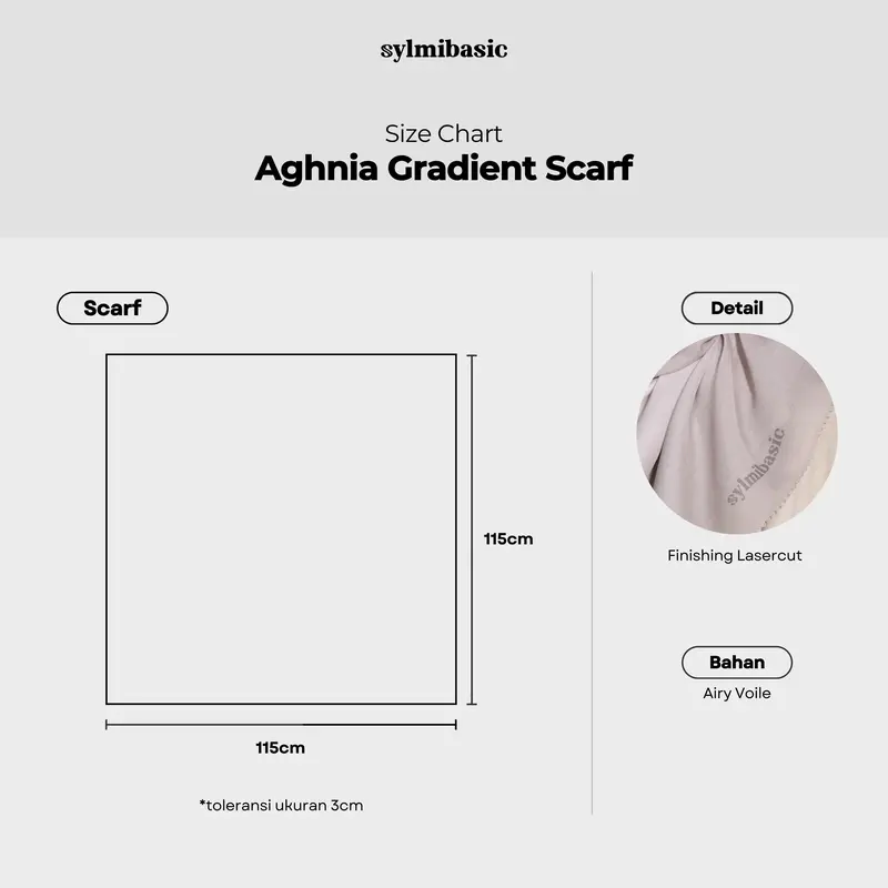 Aghnia Gradient Scarf by Sylmibasic 6