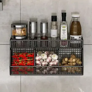 RAK SEKAT TRAVESIUM RAK SERBAGUNA BESI ANTI KARAT UNTUK DAPUR DAN PENYIMPANAN UKURAN 37CM X 16CM X 17CM TERMASUK PEREKAT MULTIFUNGSI
