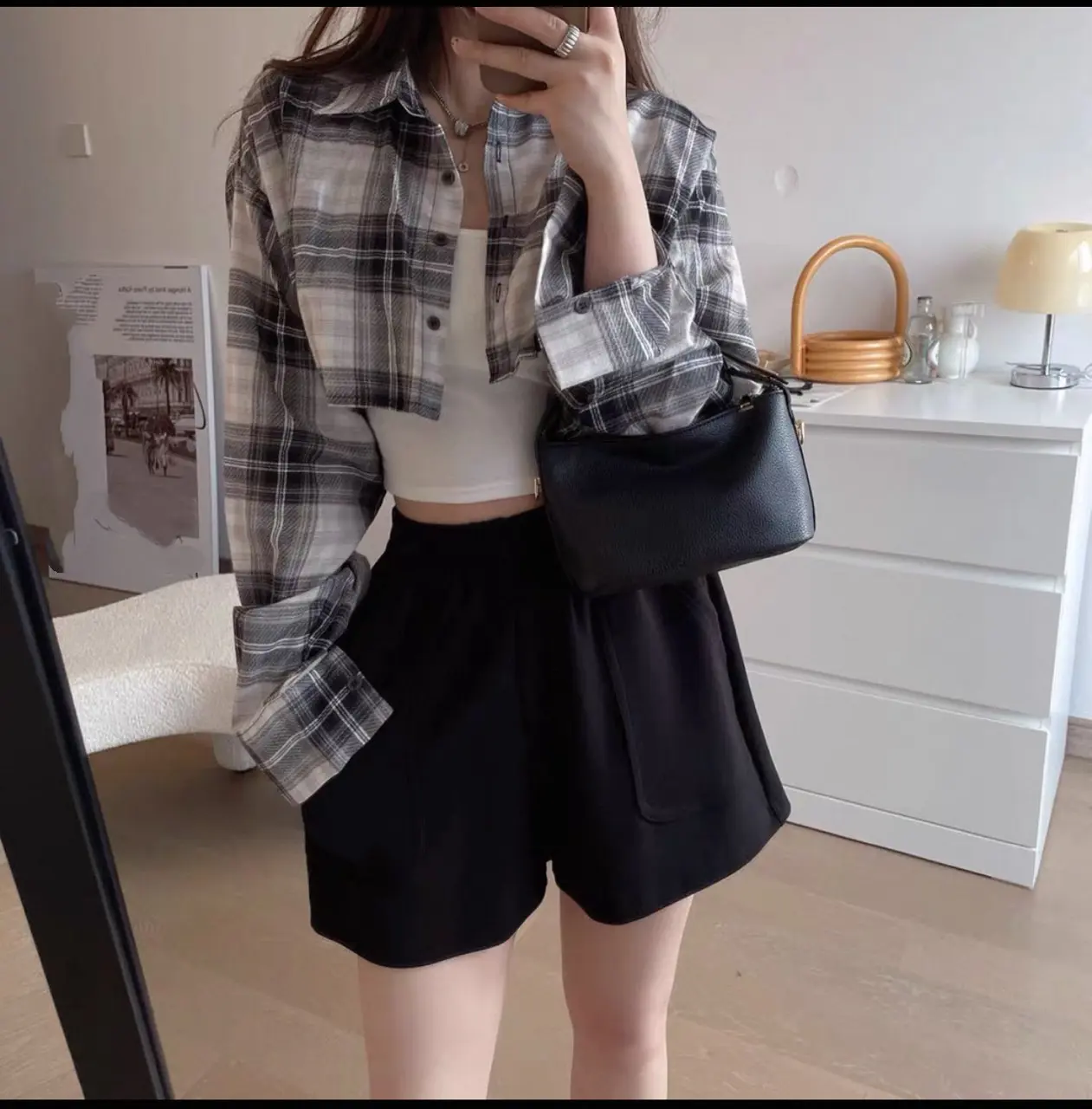 QUẦN SỌT TÚI VUÔNG DA CÁ SIÊU CO GIÃN THỜI TRANG CHẤT DA CÁ LOẠI 1 FREESIZE 45-60KG TÙY CHIỀU CAO