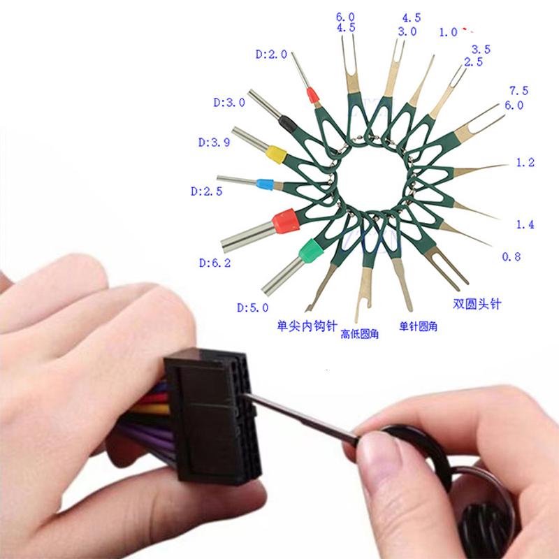 Product Introduction of Lensent 41pcs 11pcs set terminal connectoroin remover model car wire socket pin Wire Terminal removal opener tool socket pembuka Cable Connector Crimp Pins Extractors Hand Tool Plug Key Pin Ejector Release Pin Kit 19